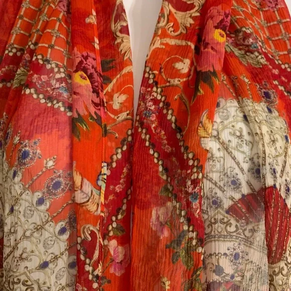 Silk Camilla Cameos Can Can Long scarf - Picture 5 of 13